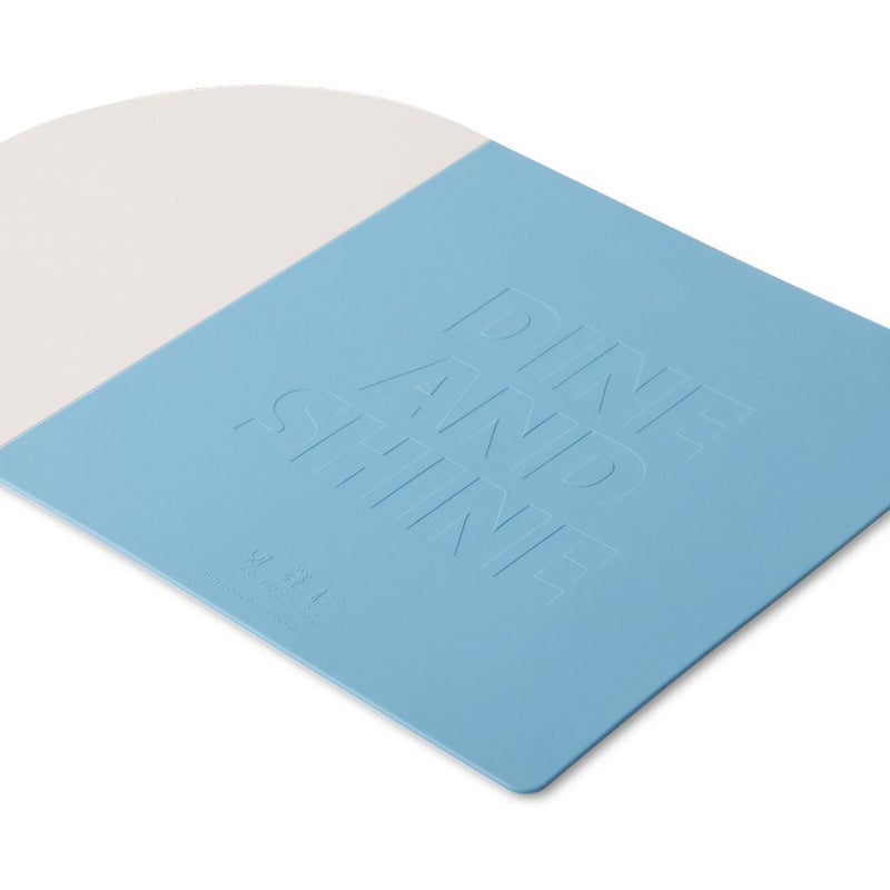 Fatboy Placemaster Silicone Placemat | 100% Silicone | Indoor & outdoor | Anti-slip | Heat and UV - resistant | Dishwasher safe | 100% Silicone LFGB certified | 30 x 43 cm (Set of 2) - Wave Grey - Image 4